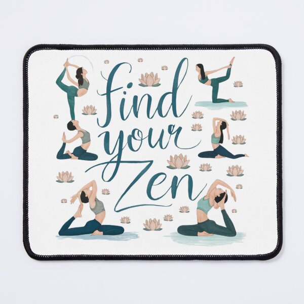 Item preview, Yoga Serenity : "Find Your Zen" designed and sold by deluxedigital1.