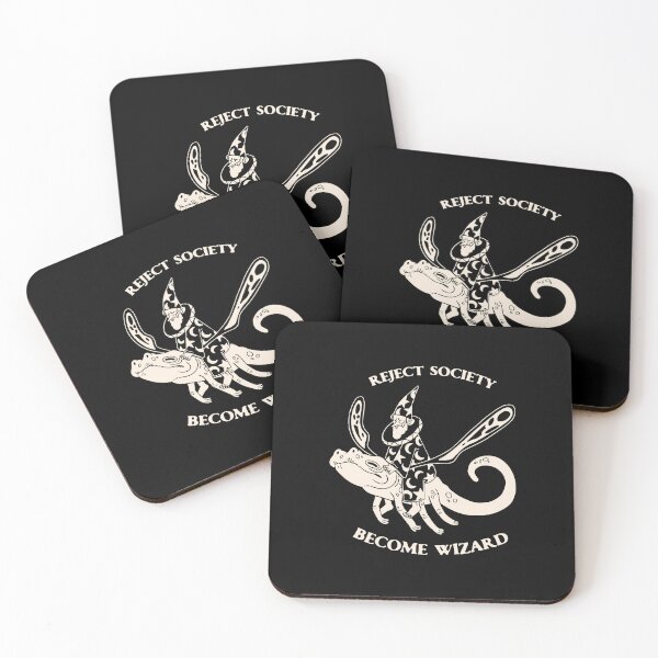 Item preview, Reject society, become a wizard designed and sold by bresquilla.