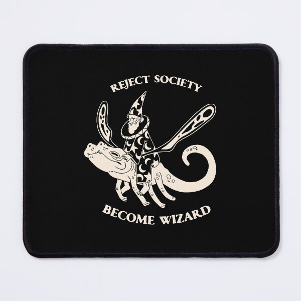 Item preview, Reject society, become a wizard designed and sold by bresquilla.