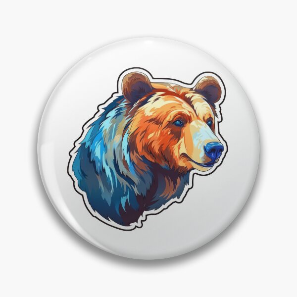 Item preview,  Strong Bear Sticker designed and sold by Enea Kelo.