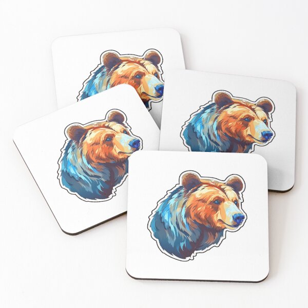 Item preview,  Strong Bear Sticker designed and sold by Enea Kelo.