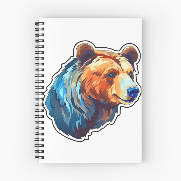 Item preview,  Strong Bear Sticker designed and sold by Enea Kelo.