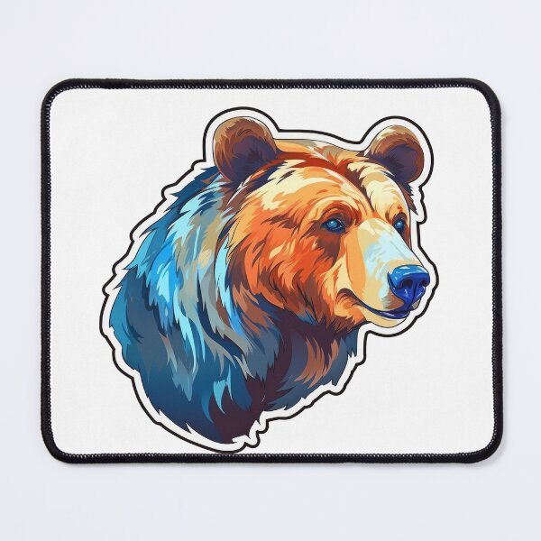 Item preview,  Strong Bear Sticker designed and sold by Enea Kelo.