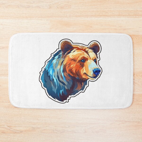 Item preview,  Strong Bear Sticker designed and sold by Enea Kelo.