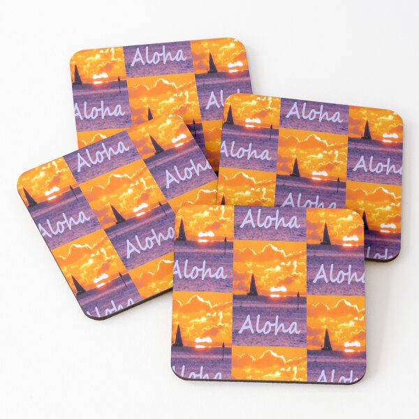 Item preview, Purple Leahi Park Sunset Aloha II designed and sold by R-F-B.