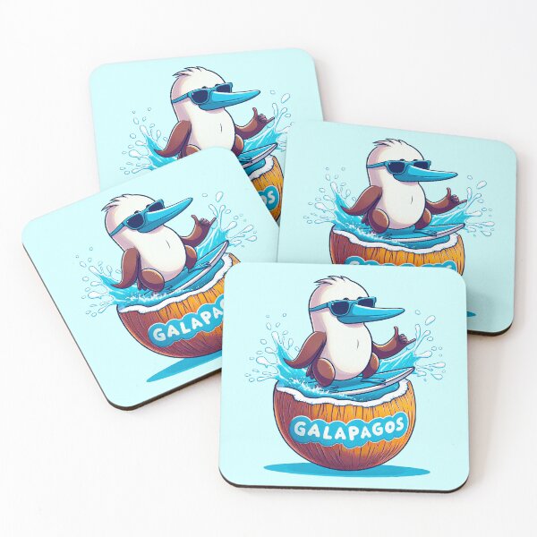 Item preview, Tropical Surf, Galapagos Blue-footed Booby designed and sold by by helaenrose.
