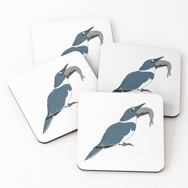 Item preview, Belted Kingfisher with a Fish designed and sold by Fawnadeer.