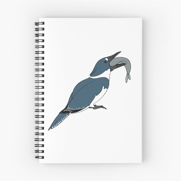 Item preview, Belted Kingfisher with a Fish designed and sold by Fawnadeer.