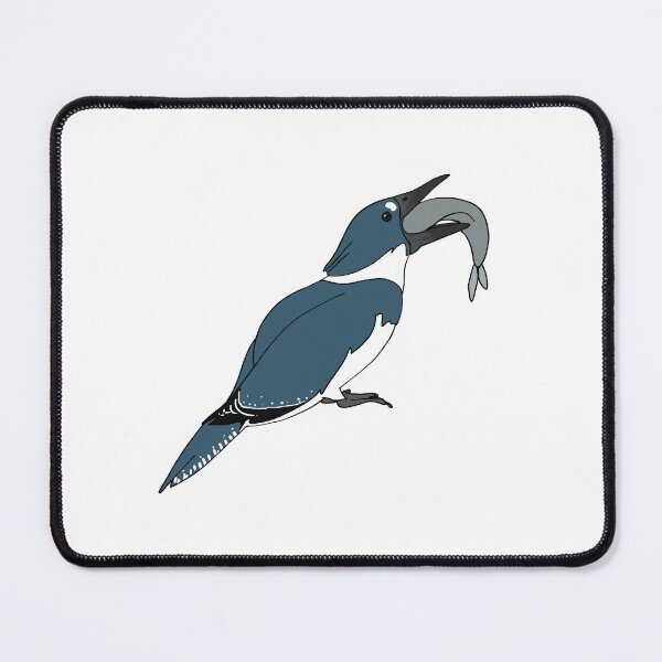 Item preview, Belted Kingfisher with a Fish designed and sold by Fawnadeer.