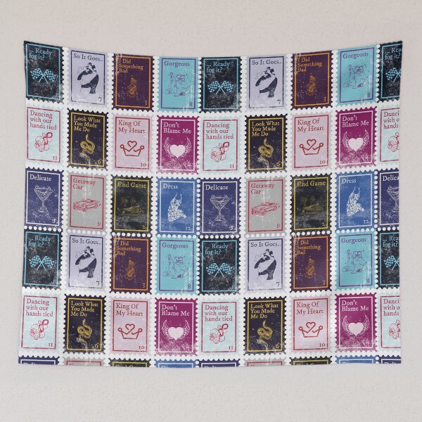 Aperçu de l'œuvre Collage de timbres de réputation créée et vendue par Jujiab.