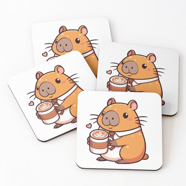 Item preview, Capybara with Cappuccino designed and sold by Delidream.