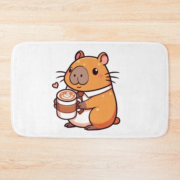 Item preview, Capybara with Cappuccino designed and sold by Delidream.