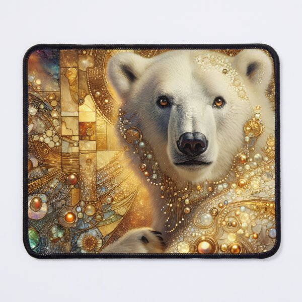 Item preview, Polar Bear pearls by heidiannemorris designed and sold by FOLK ART FUSION by heidiannemorris.