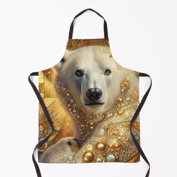 Item preview, Polar Bear pearls by heidiannemorris designed and sold by FOLK ART FUSION by heidiannemorris.