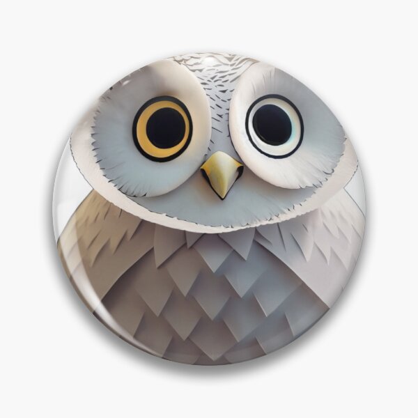Item preview, Happy White Owl designed and sold by CreateDreamz.