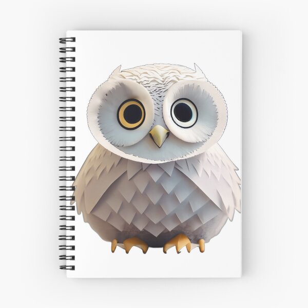 Item preview, Happy White Owl designed and sold by CreateDreamz.