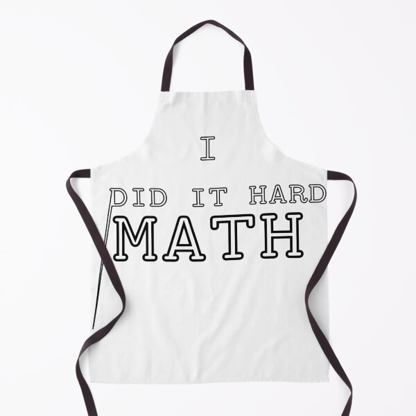 Aperçu de l'œuvre Math , mathématique is hard  for women, men, girls and boys créée et vendue par Ismail designer.