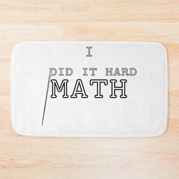 Item preview, Math, mathematics is hard for women, men, girls and boys designed and sold by Ismail designer.