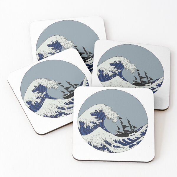 Item preview, Black pearl sailing the great wave designed and sold by HaileySattler.