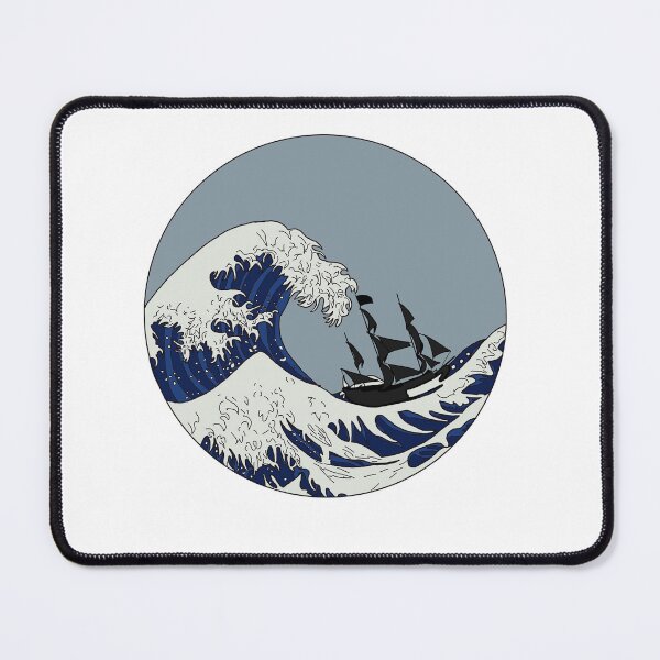 Item preview, Black pearl sailing the great wave designed and sold by HaileySattler.