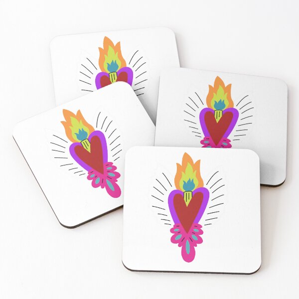 Item preview, Sacred flaming heart designed and sold by Katie-Holland.