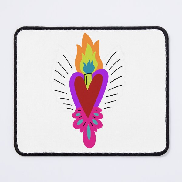 Item preview, Sacred flaming heart designed and sold by Katie-Holland.