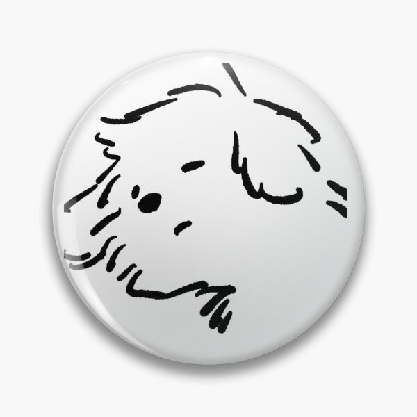 Item preview, Copie de Artistic cute dog drawing (transparent background) (version 2) designed and sold by ThomasKarlowski.