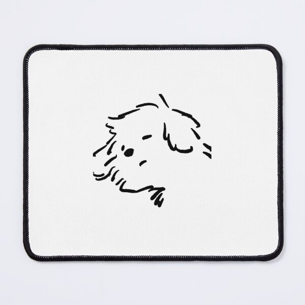 Item preview, Copie de Artistic cute dog drawing (transparent background) (version 2) designed and sold by ThomasKarlowski.