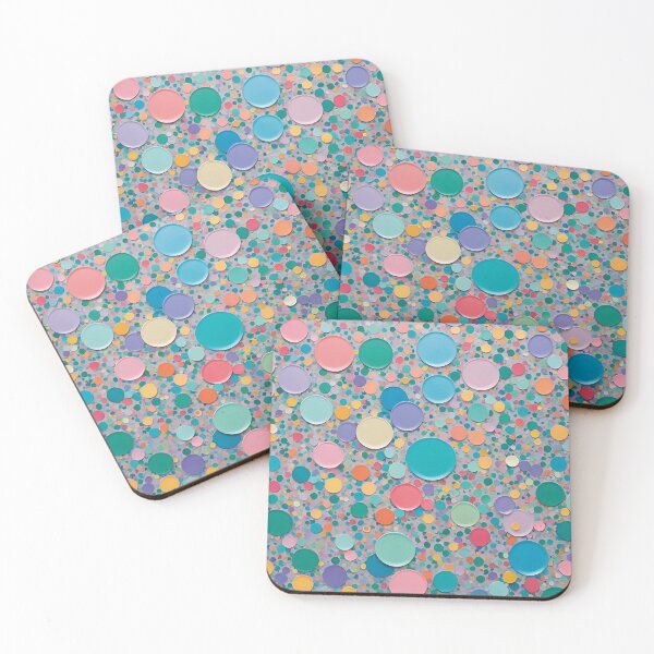 Item preview, Abstract, flowers, meadow, painting, paint, spots, rainbow,  designed and sold by cheekylorns.