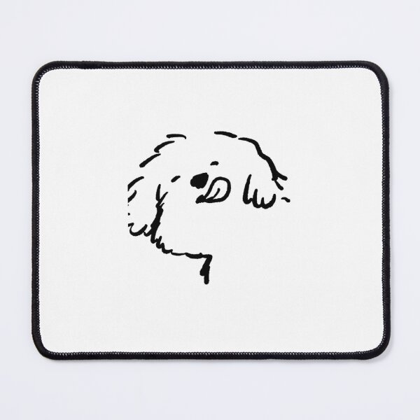 Item preview, Artistic cute dog drawing (transparent background) (version 4) designed and sold by ThomasKarlowski.