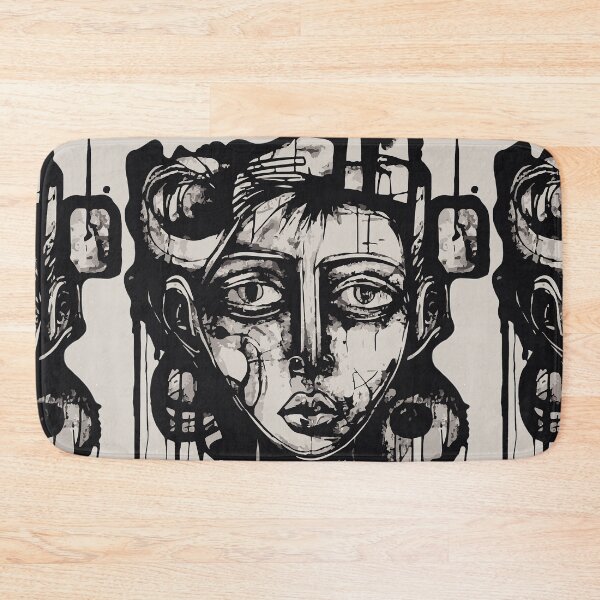 Item preview, Cracked stone face designed and sold by Silvered-Wings.