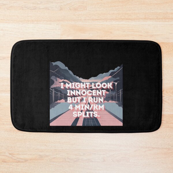 Item preview, I Might Look Innocent But I Can Run 4 Min/Km Splits - Triathlete Girl designed and sold by Triathlongram.