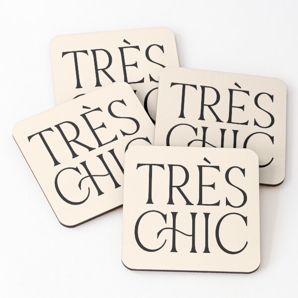 Item preview, Tres Chic French Words designed and sold by Jeallan Designs.