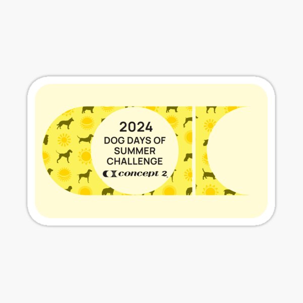 Item preview, Concept2 Dogs Days of Summer Challenge 2024 designed and sold by concept2inc.