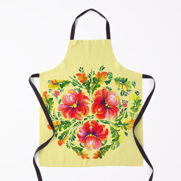 Item preview, Red flowers of Ukraine Ukrainian art, Petrykivka art, Ukrainian Pink flower  designed and sold by Sunflower-7.