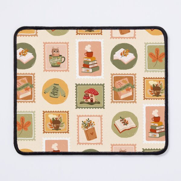 Item preview, fall bookish stamps designed and sold by indiebookster.
