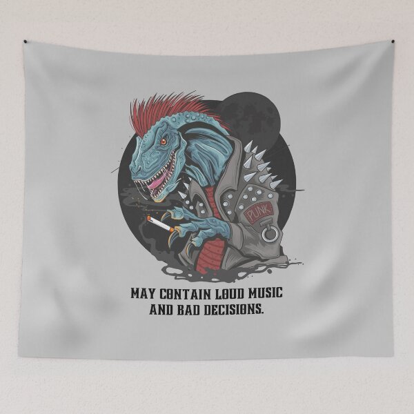 Item preview, May Contain Loud Music and Bad Decisions. #punk #rebel #punklove #punklife designed and sold by Anna Halasek.