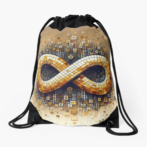 Aperçu de l'œuvre Carreaux de mosaïque avec le symbole de l'infini créée et vendue par Gaborai.