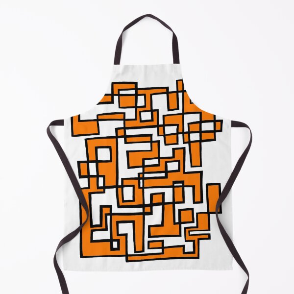 Item preview, Squid Grid No. 1 with orange infill designed and sold by ABellyIrked.