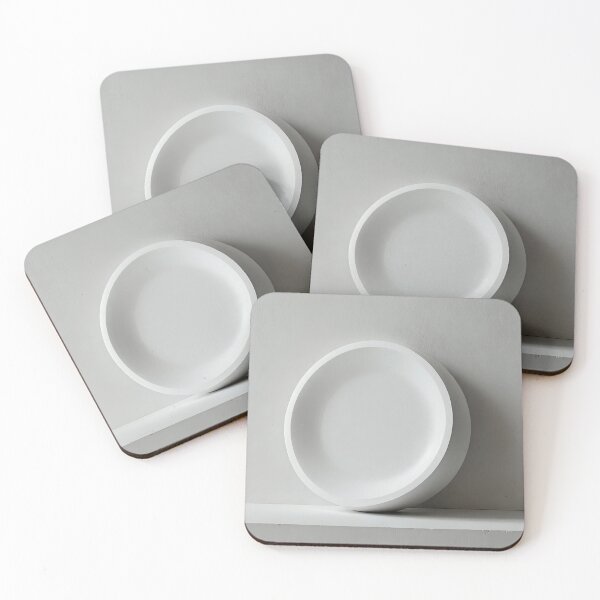 Item preview, Copia de arte abstracto minimalista de hojas en dos tonos designed and sold by Studio Quirk.