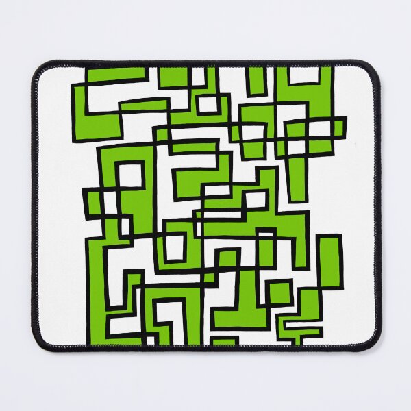 Item preview, Squid Grid No. 1 with lime green infill designed and sold by ABellyIrked.