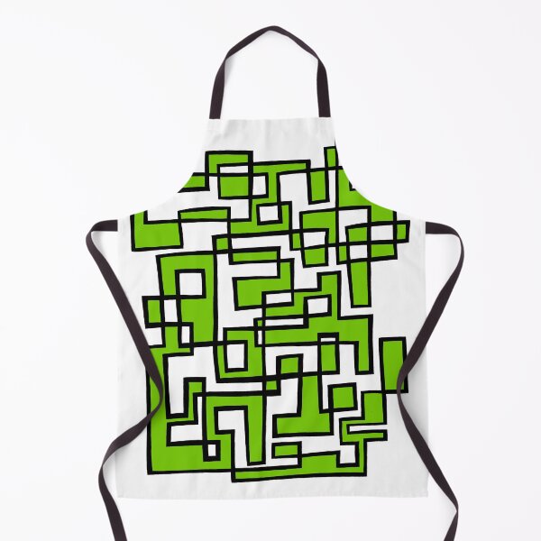 Item preview, Squid Grid No. 1 with lime green infill designed and sold by ABellyIrked.