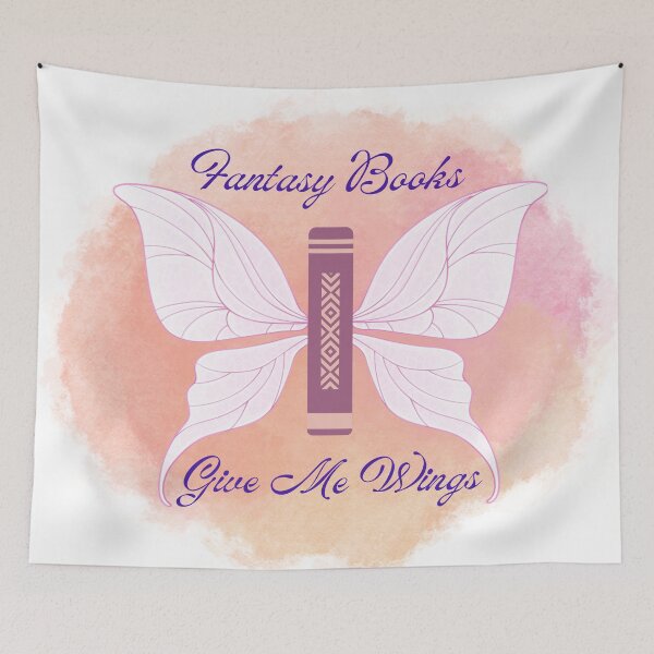Item preview, Fantasy Books Give Me Wings designed and sold by weedaisy.