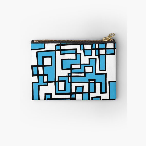 Item preview, Squid Grid No. 1 with sky blue infill designed and sold by ABellyIrked.
