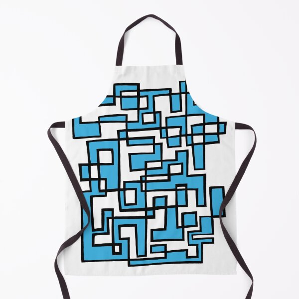 Item preview, Squid Grid No. 1 with sky blue infill designed and sold by ABellyIrked.