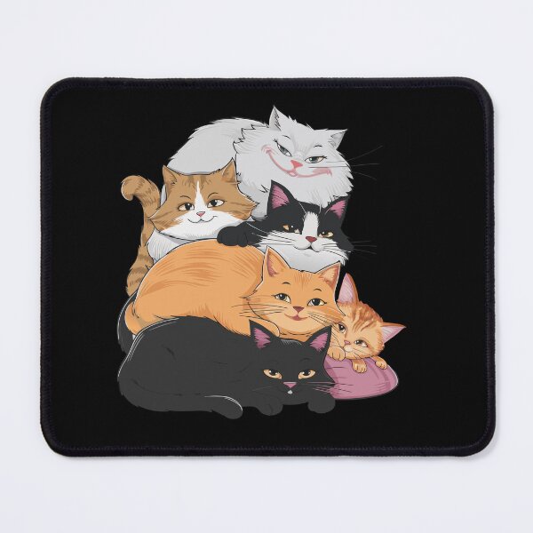 Item preview, Pile Of Kitty Cats Funny Stacked Cat Squad designed and sold by Oualid Art.