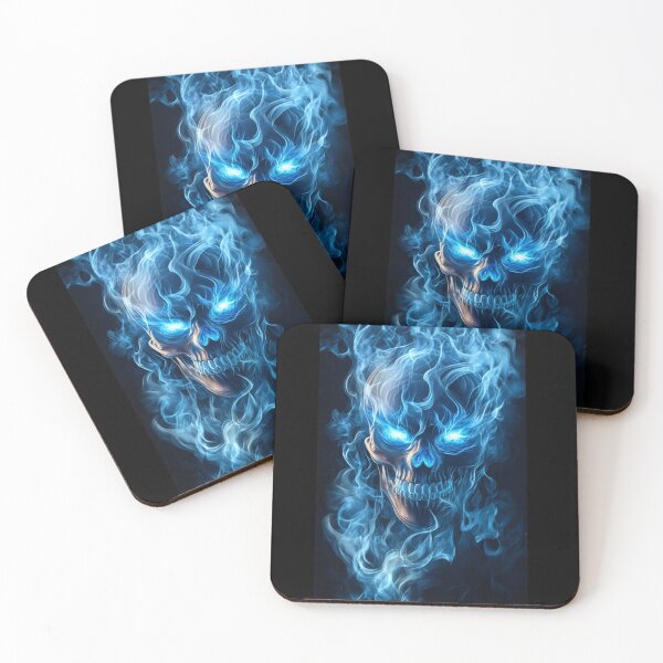 Item preview, Blue Flame Skull designed and sold by gimpysticks.