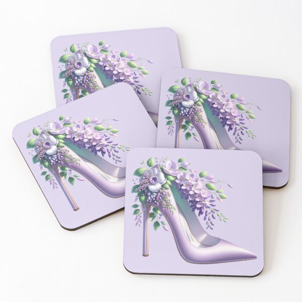 Item preview, Wisteria amethyst purple stiletto designed and sold by EmeraldeaArt.