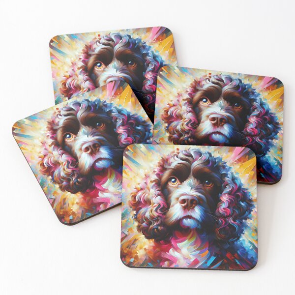 Item preview, American Water Spaniel Dog Acrylic Print Pet Portrait Pet Lovers designed and sold by Puppy Puzzles Plus.