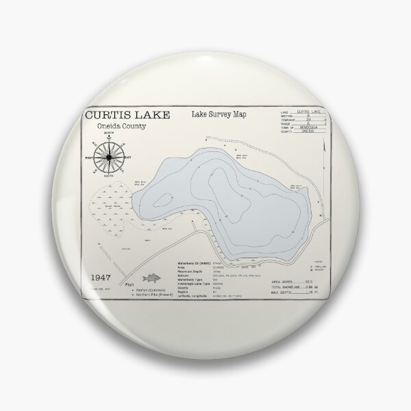 Item preview, Curtis Lake WI Oneida County  designed and sold by Jean Plout.